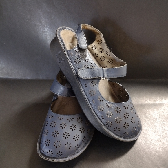 - ALEGRIA - WOMEN'S LEATHER SANDALS SIZE : 9 ( 39 ) - Picture 2 of 8